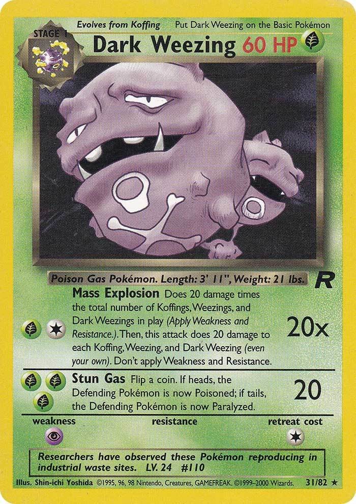 Dark Weezing (31/82) [Team Rocket Unlimited] | Devastation Store