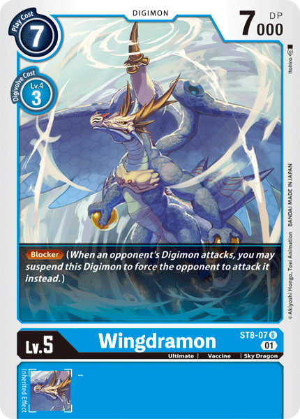 Wingdramon [ST8-07] [Starter Deck: Ulforce Veedramon] | Devastation Store