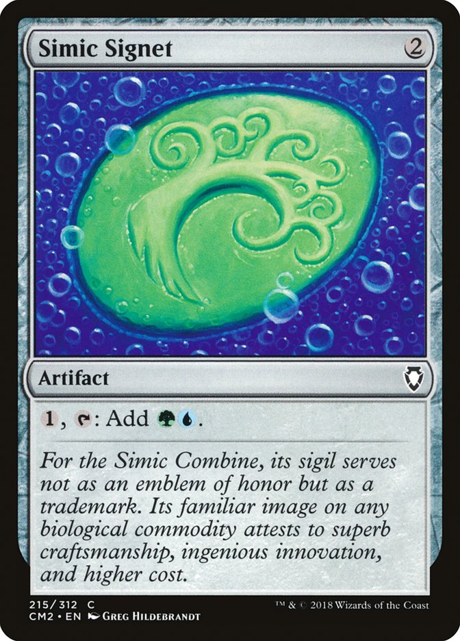 Simic Signet (215/312) [Commander Anthology Volume II] - Devastation Store | Devastation Store