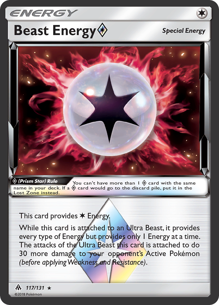 Beast Energy (117/131) (Prism Star) [Sun & Moon: Forbidden Light] | Devastation Store