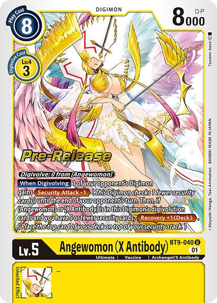 Angewomon (X Antibody) [BT9-040] [X Record Pre-Release Promos] | Devastation Store