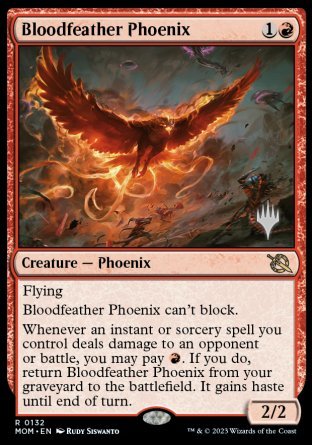 Bloodfeather Phoenix (Promo Pack) [March of the Machine Promos] | Devastation Store