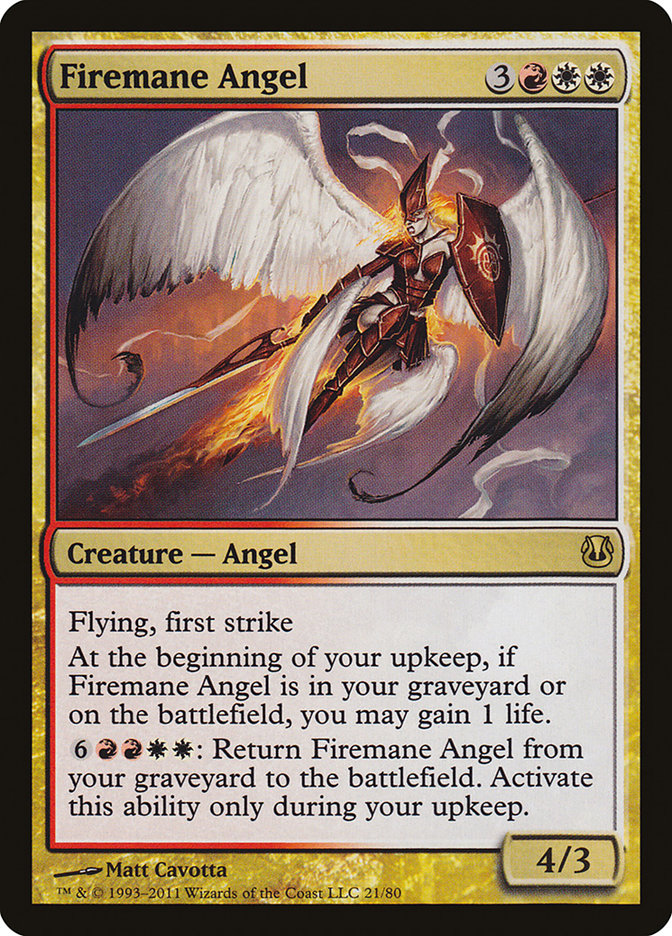 Firemane Angel [Duel Decks: Ajani vs. Nicol Bolas] | Devastation Store