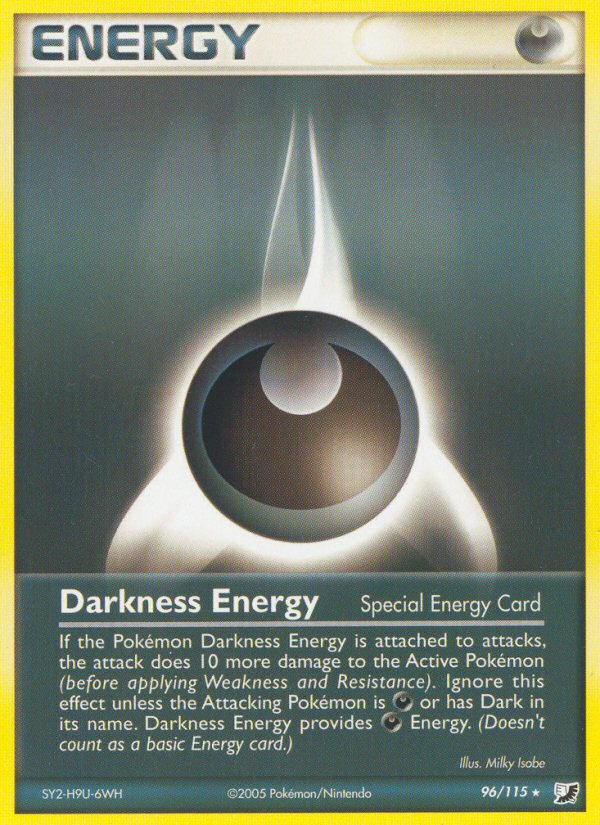 Darkness Energy (96/115) [EX: Unseen Forces] | Devastation Store