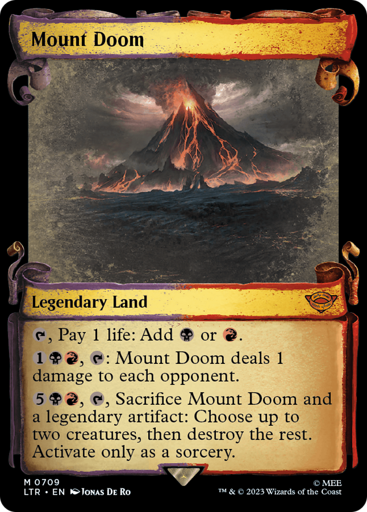 Mount Doom [The Lord of the Rings: Tales of Middle-Earth Showcase Scrolls] | Devastation Store