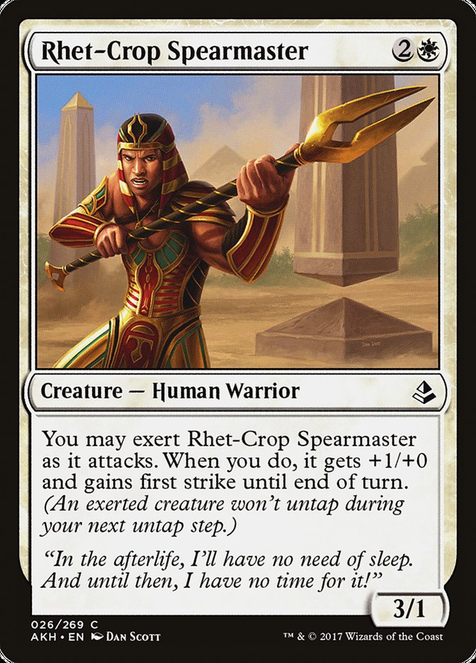 Rhet-Crop Spearmaster [Amonkhet] - Devastation Store | Devastation Store