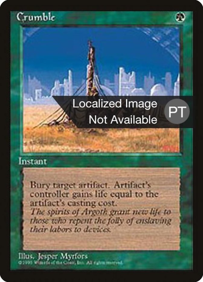 Crumble [Fourth Edition (Foreign Black Border)] | Devastation Store