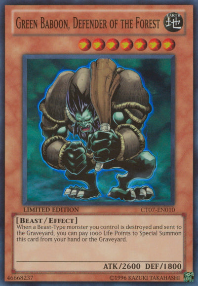 Green Baboon, Defender of the Forest [CT07-EN010] Super Rare | Devastation Store
