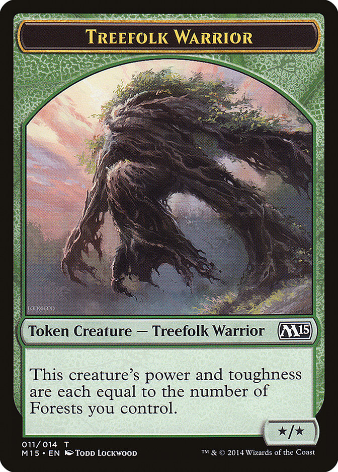 Treefolk Warrior [Magic 2015 Tokens] - Devastation Store | Devastation Store