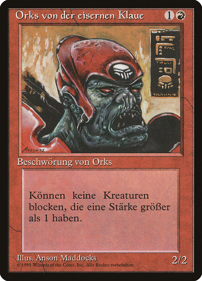 Ironclaw Orcs (German) - "Orks von der eisernen Klaue" [Renaissance] | Devastation Store