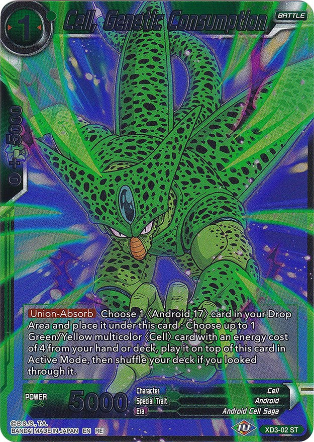 Cell, Genetic Consumption (XD3-02) [Ultimate Deck 2022] | Devastation Store