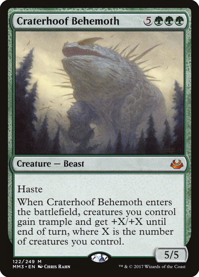 Craterhoof Behemoth [Modern Masters 2017] | Devastation Store
