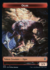 Boar // Ogre Double-sided Token [Commander Legends: Battle for Baldur's Gate Tokens] | Devastation Store