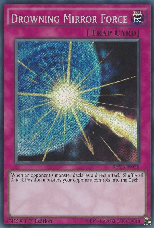 Drowning Mirror Force [SHVI-EN075] Secret Rare | Devastation Store