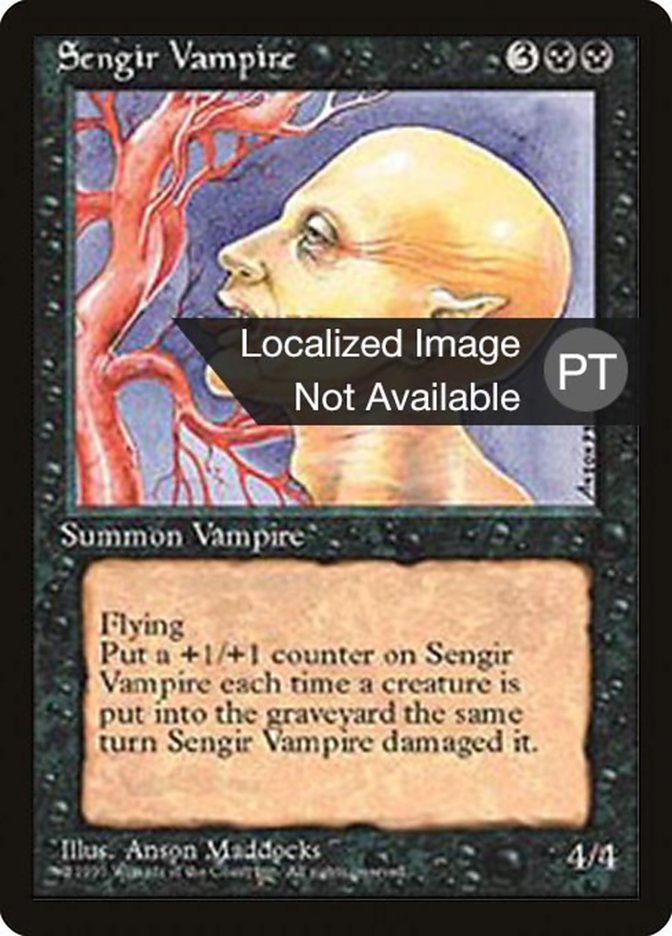 Sengir Vampire [Fourth Edition (Foreign Black Border)] | Devastation Store
