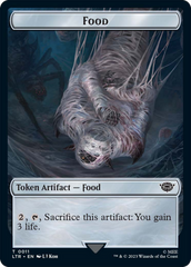 Food // Wraith Double-Sided Token [The Lord of the Rings: Tales of Middle-Earth Commander Tokens] | Devastation Store