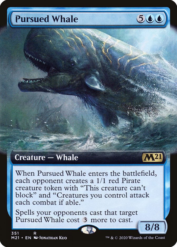 Pursued Whale (Extended) [Core Set 2021] | Devastation Store