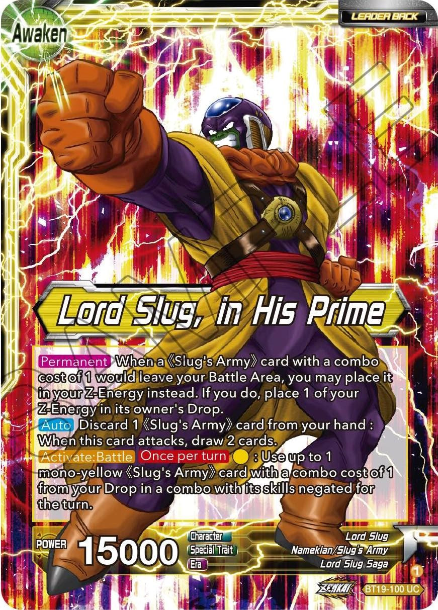Lord Slug // Lord Slug, in His Prime (BT19-100) [Fighter's Ambition] | Devastation Store