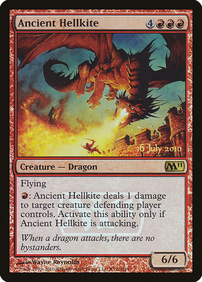 Ancient Hellkite [Magic 2011 Prerelease Promos] | Devastation Store
