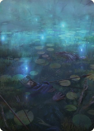 The Dead Marshes Art Card [The Lord of the Rings: Tales of Middle-earth Art Series] | Devastation Store