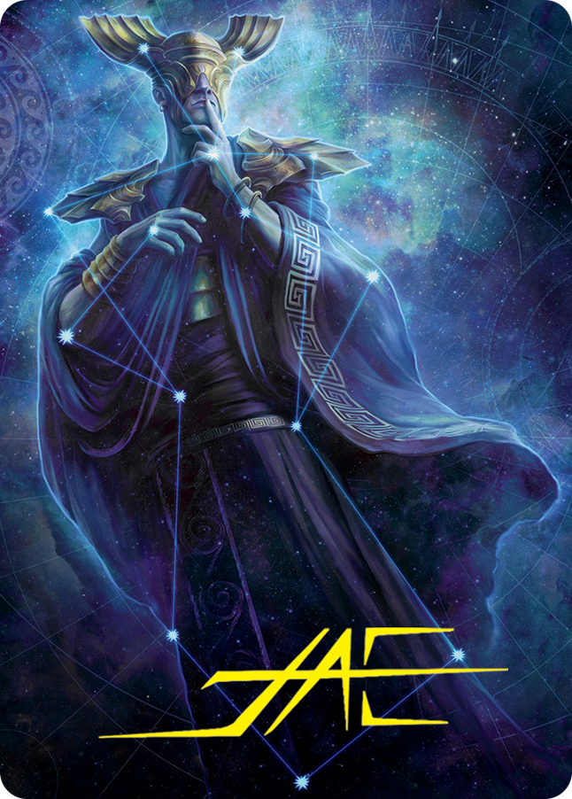 Atris, Oracle of Half-Truths Art Card (Gold-Stamped Signature) [March of the Machine Art Series] | Devastation Store