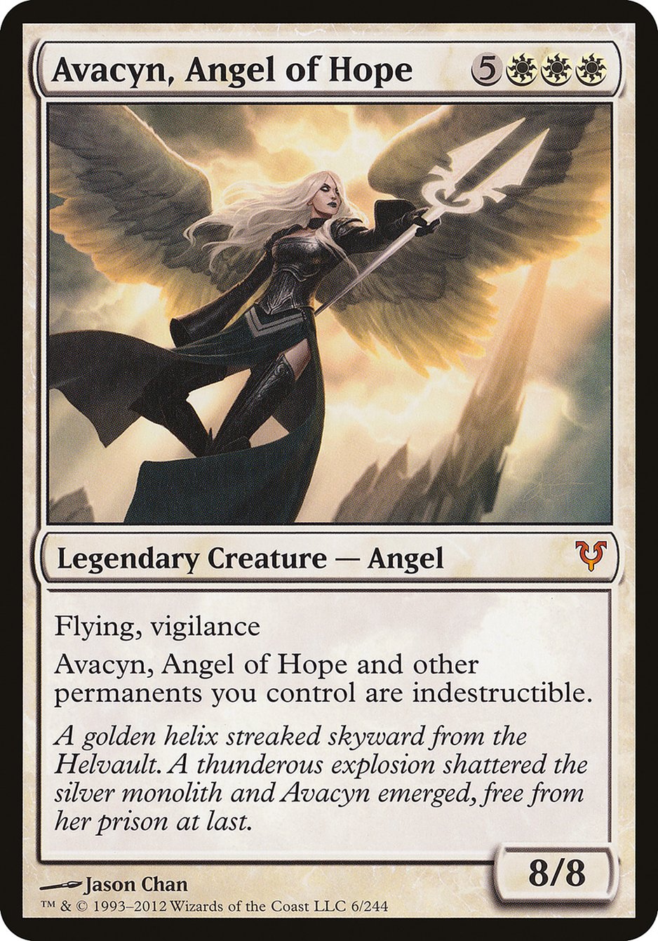 Avacyn, Angel of Hope (Oversized) [Open the Helvault] | Devastation Store