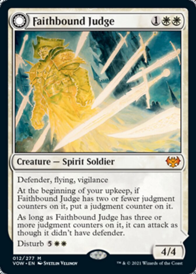 Faithbound Judge // Sinner's Judgment [Innistrad: Crimson Vow] | Devastation Store