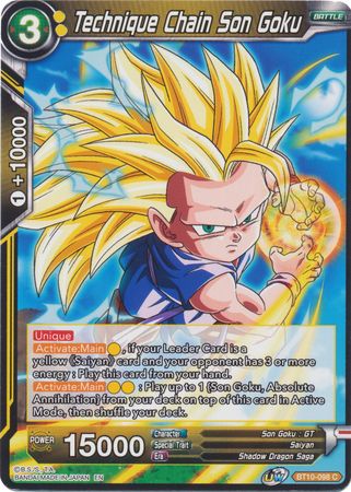 Technique Chain Son Goku [BT10-098] | Devastation Store