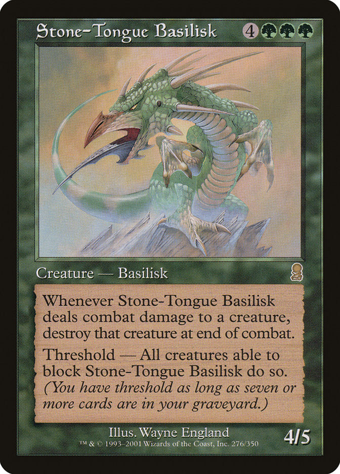 Stone-Tongue Basilisk [Odyssey] | Devastation Store