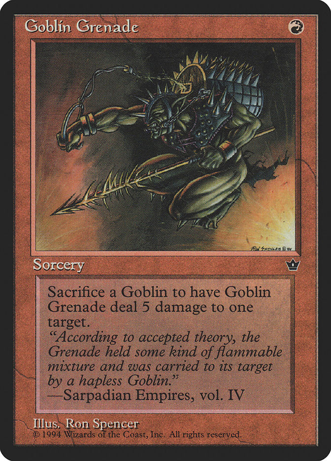 Goblin Grenade (Ron Spencer) [Fallen Empires] - Devastation Store | Devastation Store
