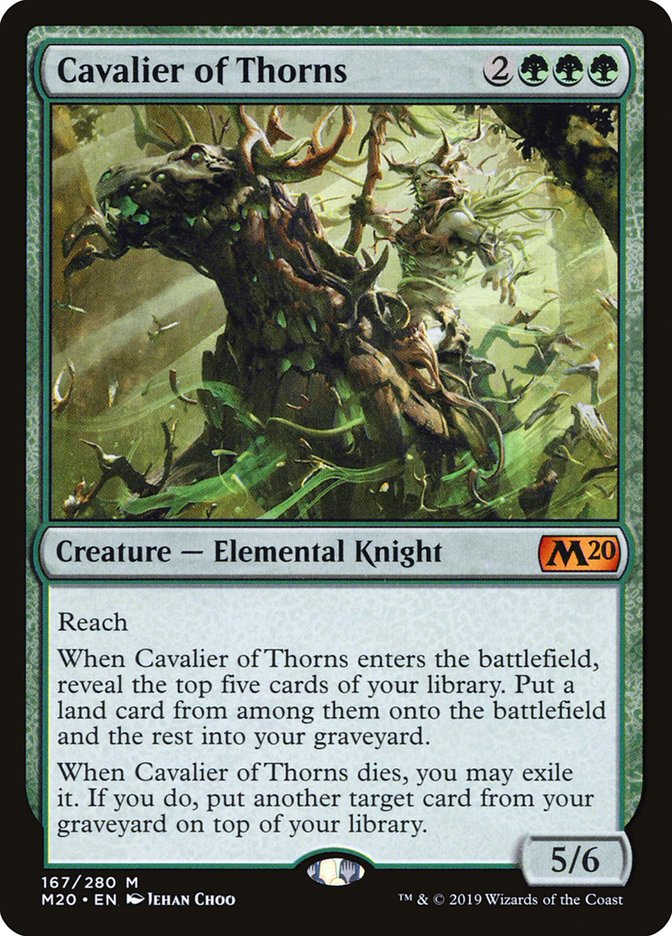 Cavalier of Thorns [Core Set 2020] | Devastation Store