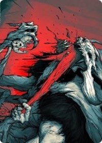 Vorinclex, Monstrous Raider 2 Art Card [Kaldheim: Art Series] | Devastation Store