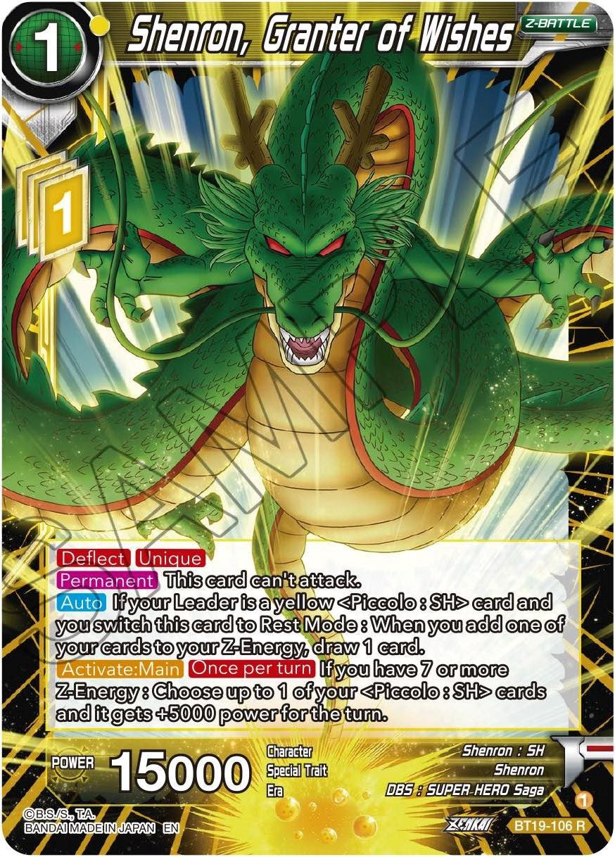 Shenron, Granter of Wishes (BT19-106) [Fighter's Ambition] | Devastation Store