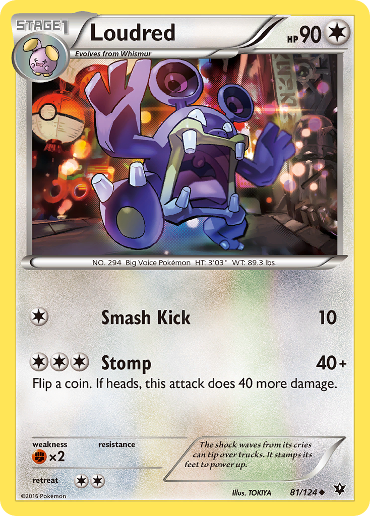 Loudred (81/124) [XY: Fates Collide] | Devastation Store