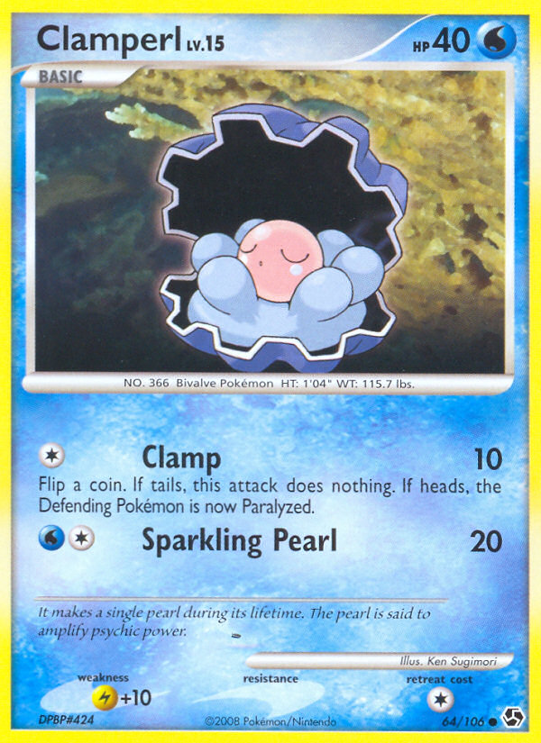 Clamperl (64/106) [Diamond & Pearl: Great Encounters] | Devastation Store