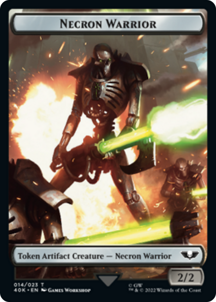 Necron Warrior // Insect (Surge Foil) [Universes Beyond: Warhammer 40,000 Tokens] | Devastation Store