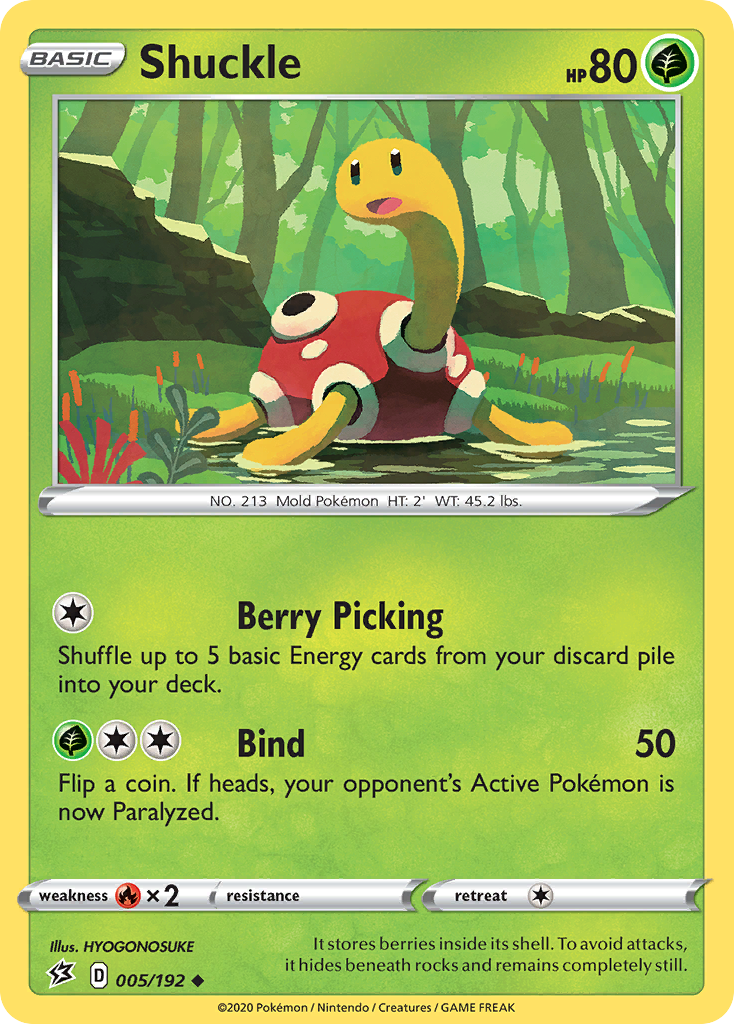 Shuckle (005/192) [Sword & Shield: Rebel Clash] | Devastation Store