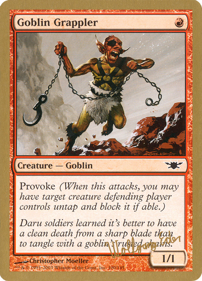 Goblin Grappler (Wolfgang Eder) [World Championship Decks 2003] | Devastation Store