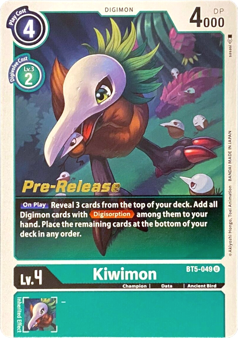 Kiwimon [BT5-049] [Battle of Omni Pre-Release Promos] | Devastation Store