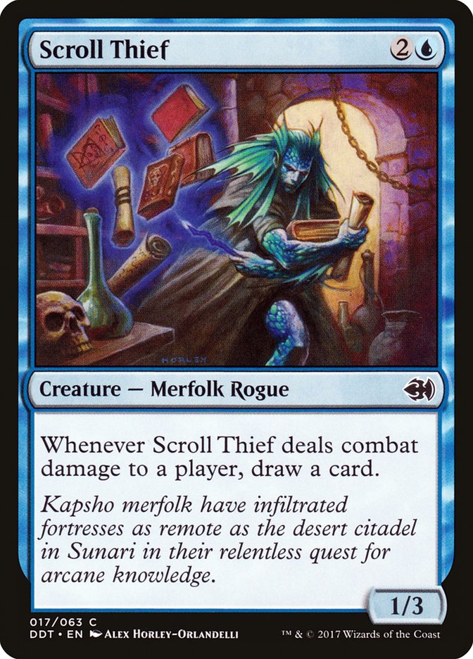 Scroll Thief [Duel Decks: Merfolk vs. Goblins] | Devastation Store