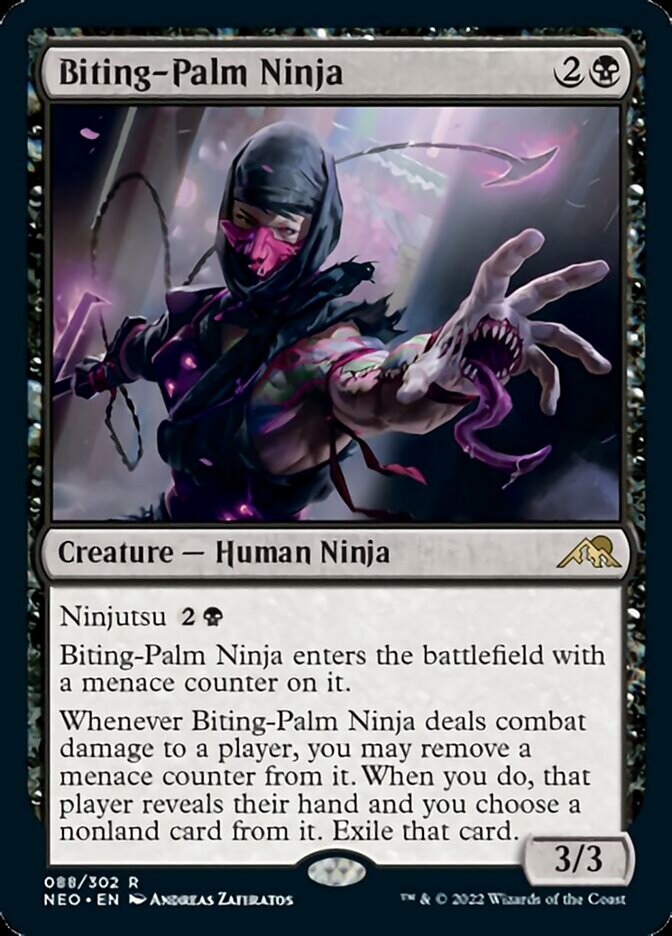 Biting-Palm Ninja [Kamigawa: Neon Dynasty] | Devastation Store