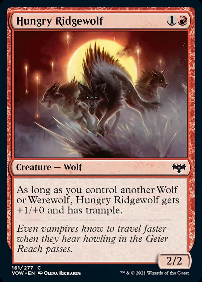 Hungry Ridgewolf [Innistrad: Crimson Vow] | Devastation Store