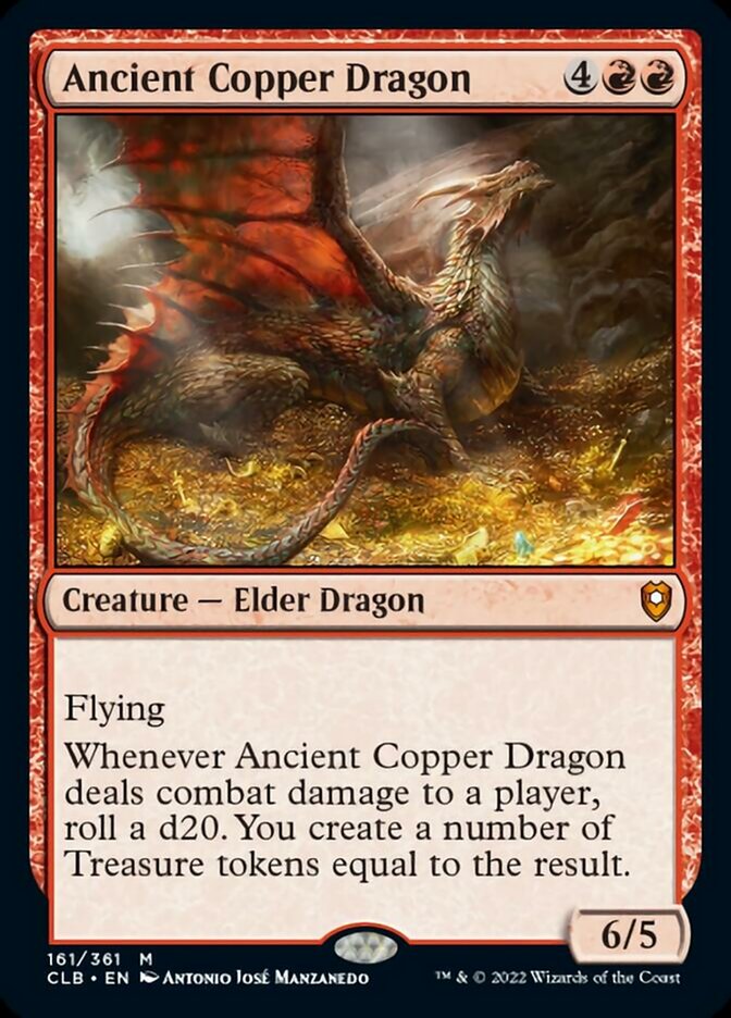 Ancient Copper Dragon [Commander Legends: Battle for Baldur's Gate] | Devastation Store