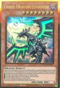 Chaos Dragon Levianeer (Alternate Art) [MAGO-EN017] Gold Rare | Devastation Store