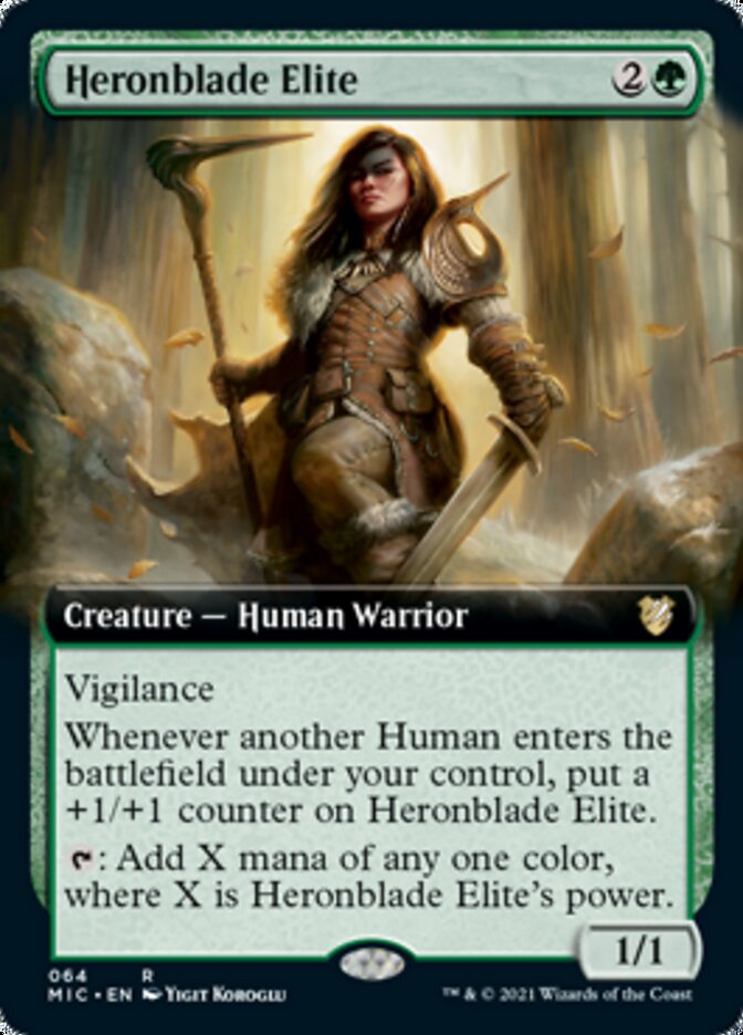 Heronblade Elite (Extended) [Innistrad: Midnight Hunt Commander] | Devastation Store