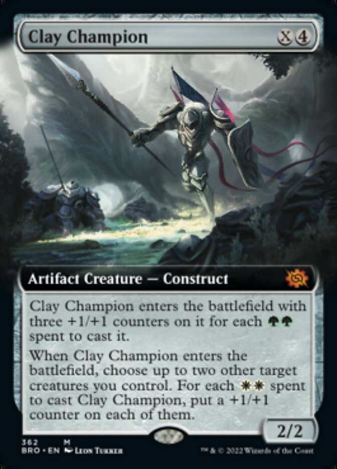 Clay Champion (Extended Art) [The Brothers' War] | Devastation Store