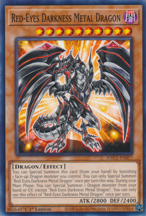 Red-Eyes Darkness Metal Dragon [HAC1-EN017] Common | Devastation Store
