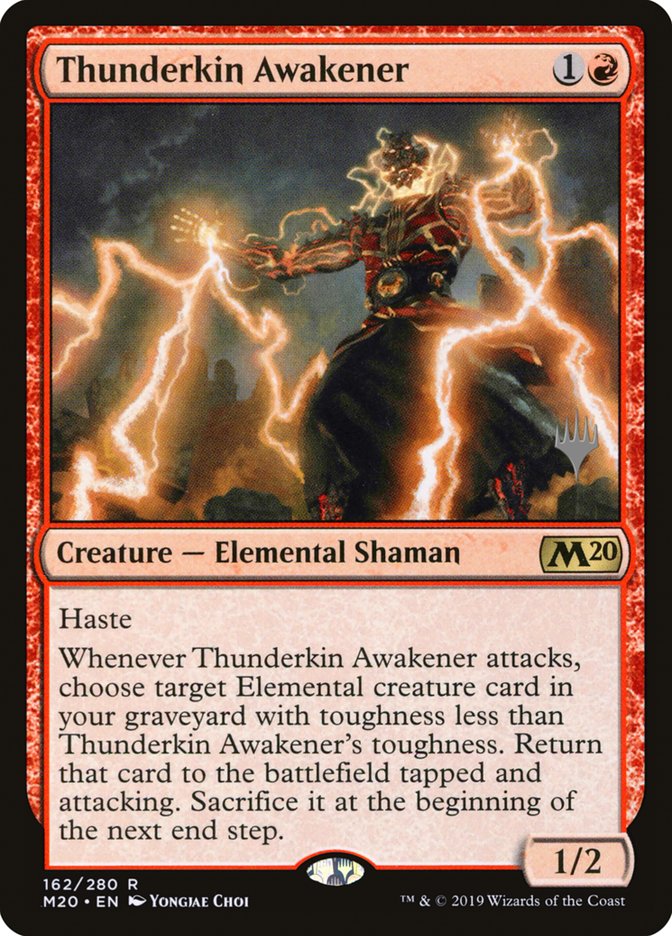 Thunderkin Awakener (Promo Pack) [Core Set 2020 Promos] | Devastation Store