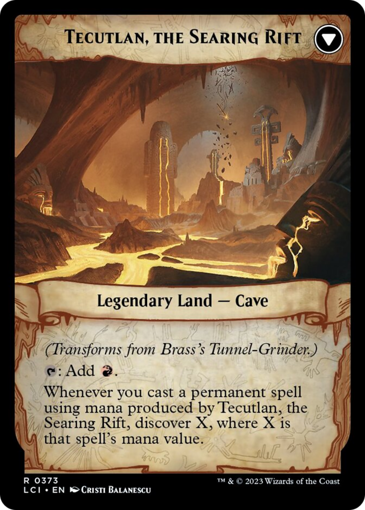 Brass's Tunnel-Grinder // Tecutlan, The Searing Rift [The Lost Caverns of Ixalan] | Devastation Store
