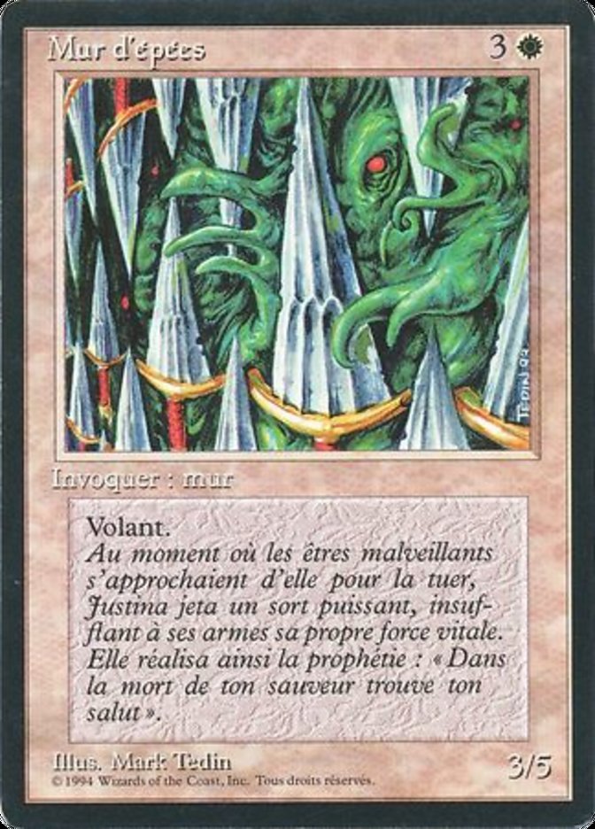 Wall of Swords [Foreign Black Border] | Devastation Store